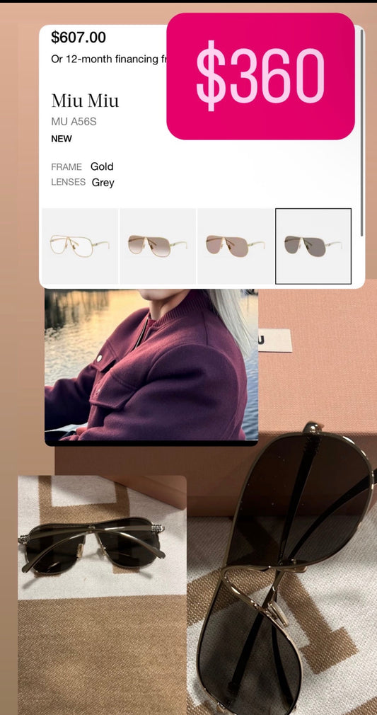 Miu Miu dark black