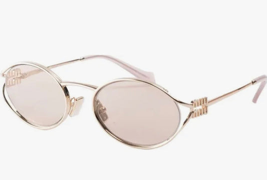 Miu Miu oval silver