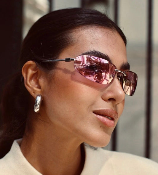 Miu Miu pink oval