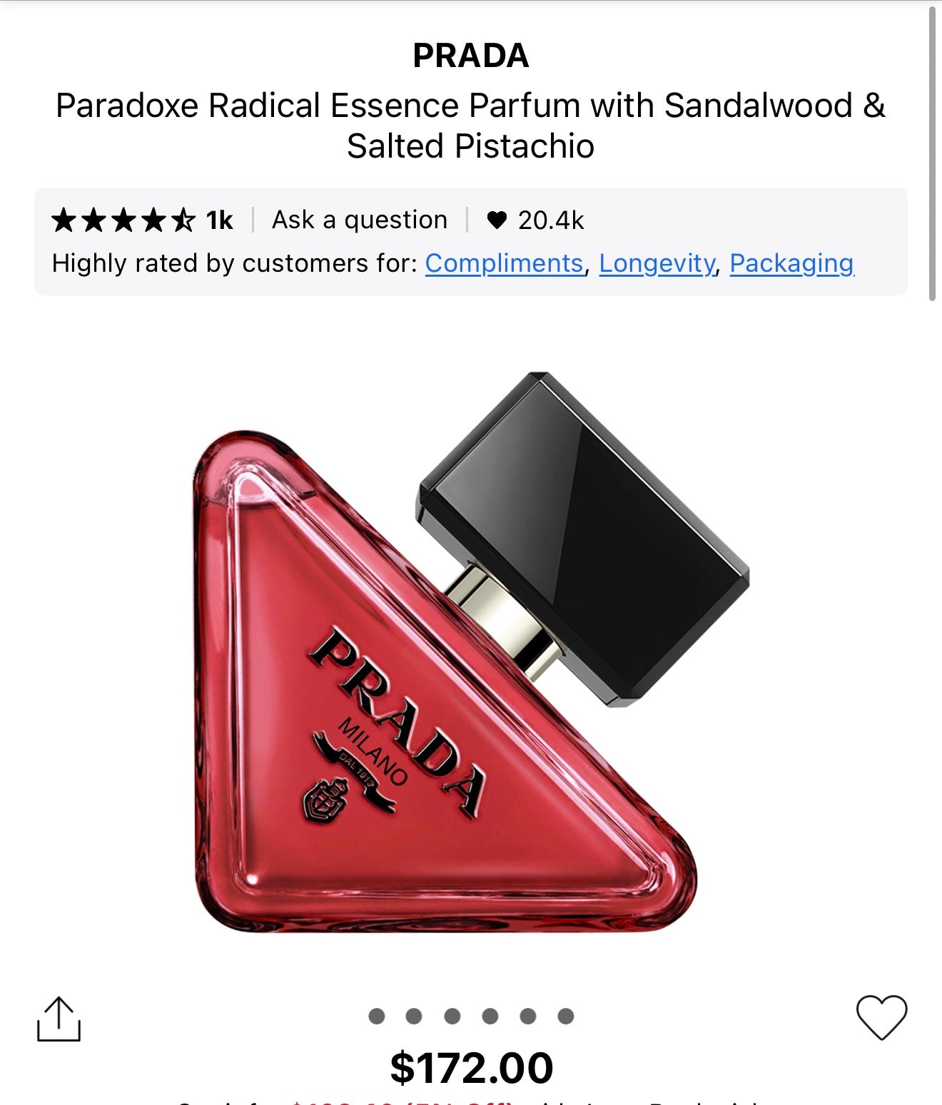 Prada radical essence especial del dia🎀