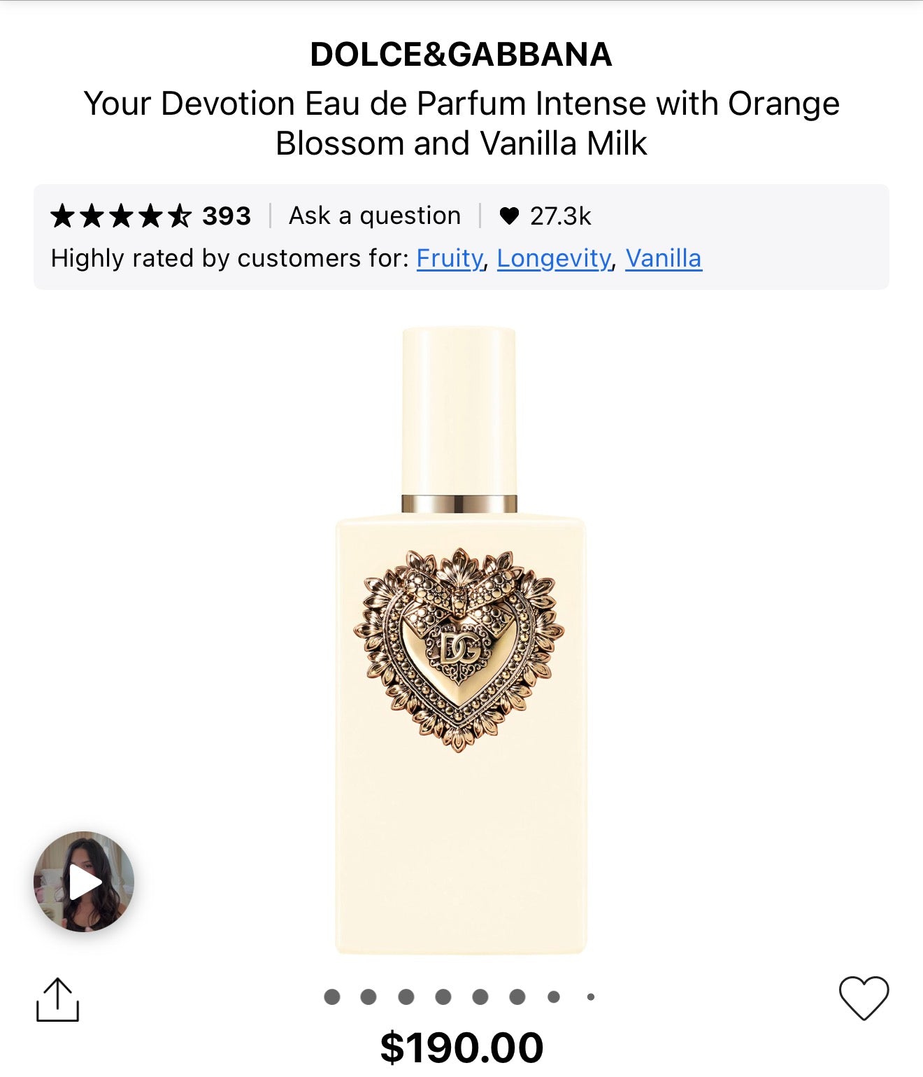 Your devotion 3.3oz